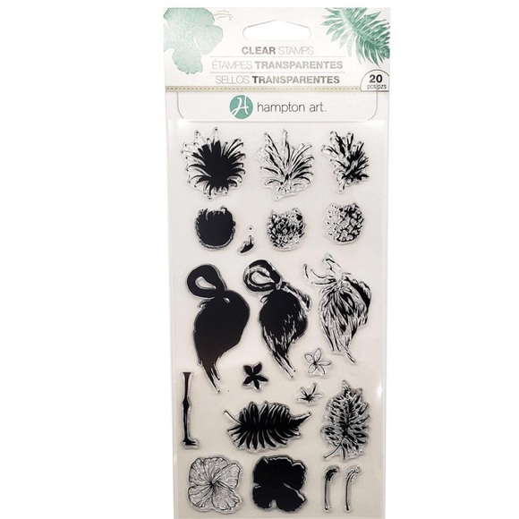 🦩🦩 Hampton Art Layer Tropical Clear Stamp Set - Picture 5 of 8